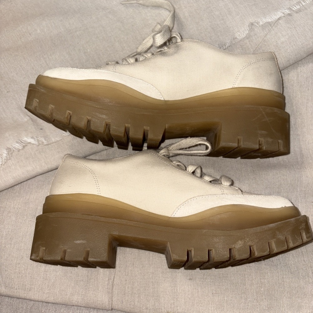 Vionic Ezrie Platform Chunky Lug Sole Comfort Lace Up Sneakers in‎ Aspen 7.5 - Picture 4 of 8